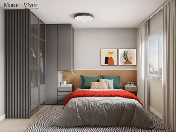 Imagem Apartamento para Venda em Pinhais, Vargem Grande, 2 dormitórios, 1 banheiro, 1 vaga