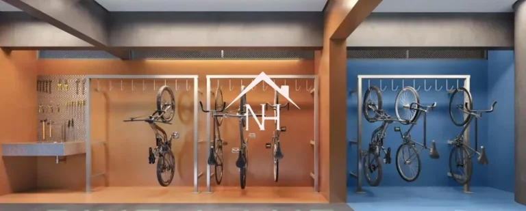Imagem apartamento de 60m com dormitório e terraço,Churrasqueira,Cinema,Piscina,Salão de festas,Redário,coworking Bicicletário,Coworking,fitnss,lavanderia