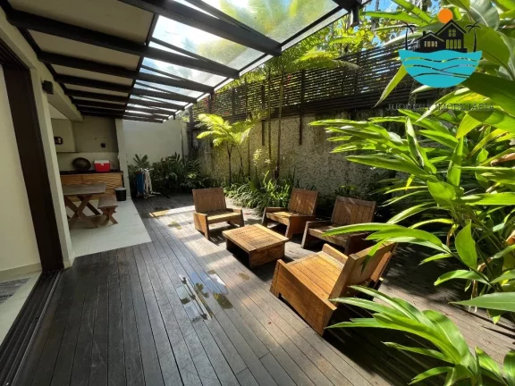 Imagem Venda de Casa em Juquehy, 3 suítes, churrasqueira, 2 vagas, condominio com piscina, sauna e serviço de praia600m da praia| Juquehy Imobiliária