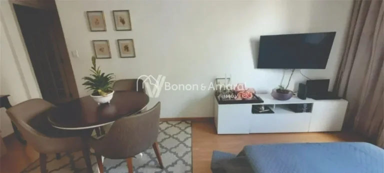 Imagem Apartamento com 1 dormitório, 2 banheiros e 1 vaga de garagem, 70 m², no Centro de Campinas