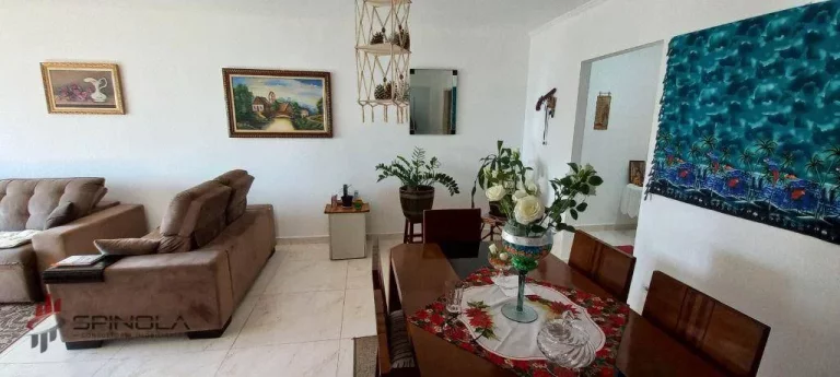 Imagem Apartamento com 3 dormitórios à venda, 105 m² por R$ 580.000,00 - Ocian - Praia Grande/SP