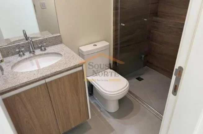 Imagem Apartamento com 64 m² de área útil, bem distribuídos, com varanda integrada à sala, proporciona...