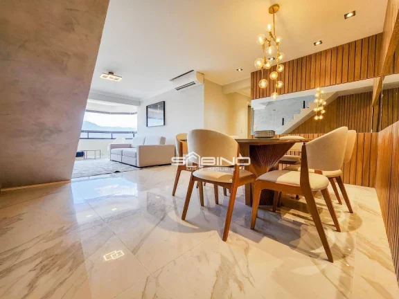 Imagem Cobertura à venda finamente mobiliada, com 5 dormitórios 3 vagas, 243 m² - Riviera de São Lourenço - Bertioga/SP