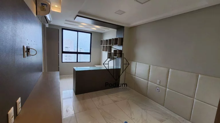 Imagem Apartamento com varanda/sacada gourmet, móveis projetados e vista para o mar em condomínio club no Altiplano Cabo Branco -AP2748.