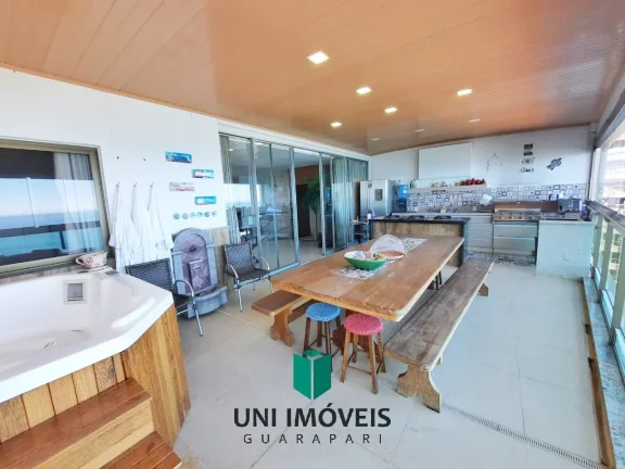 Imagem Cobertura duplex alto padrão com 5 suítes a venda, 400M² com vista para o mar em Guarapari-ES.