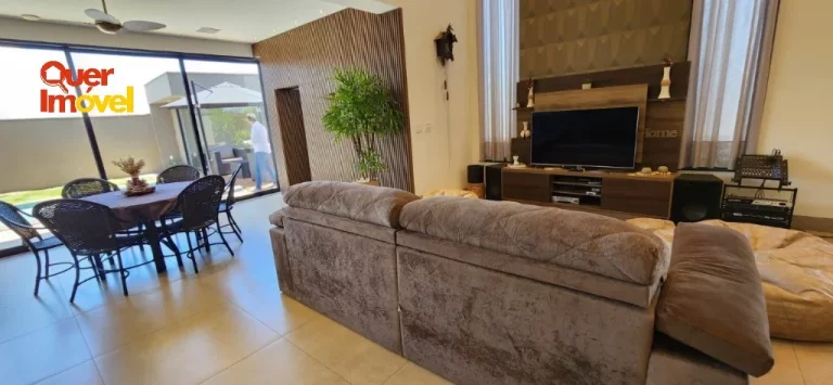 Imagem Casa em Condomínio de Luxo à Venda em Ribeirão Preto-SP, Bairro Terras de Florença 350m² de Área
