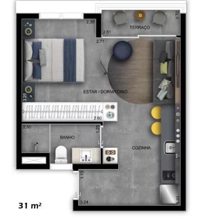 Imagem STUDIO RESIDENCIAL em São Paulo - SP, Vila Madalena