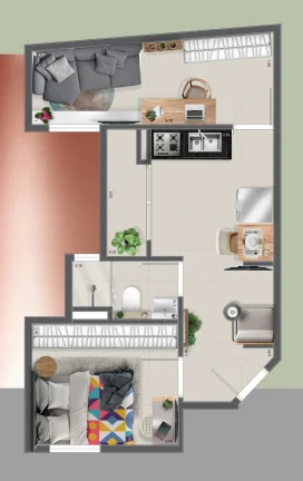 Imagem Diane Prime Studios é um projeto moderno e diferenciado, com plantas que atendem a sua necessidade!...