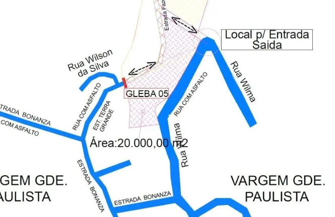 Imagem 2 Glebas 20 mil m² cada - Vargem G. Paulista, Km 44,5 R. Tavares