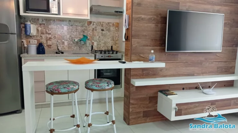 Imagem Apartamento à 300 metros da Praia das Toninhas/2 dormitórios