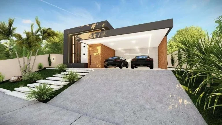 Imagem Viva com Estilo: Casa de Alto Padrão com 3 Suítes em Condomínio Fechado!