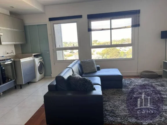 Imagem Apartamento mobiliado 62m com 1 dormitório à venda R$ 615.000 - Alphaville