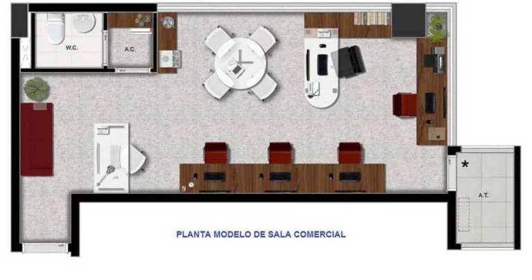 Imagem Sala Comercial 39 metros quadrados em Tamboré/Alphaville-SP