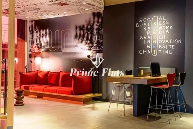 Imagem Flat disponível para venda no Ibis Ibirapuera na Vila Nova Conceição, com 16m², 1 dormitório e 1 vaga de garagem