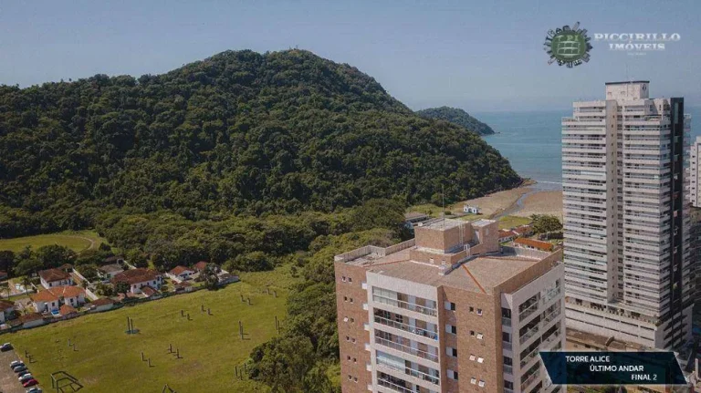 Imagem Apartamento com 3 dormitórios à venda, 190 m² por R$ 1.930.240,15 - Canto do Forte - Praia Grande/SP