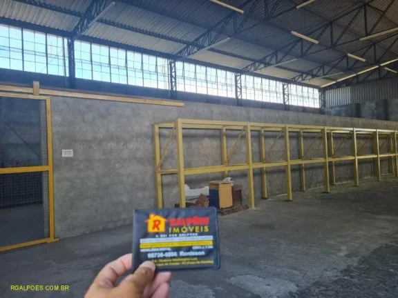 Imagem Galpão para Locação em DUQUE DE CAXIAS, Figueira, 2 banheiros