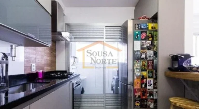 Imagem Apartamento 2 dormitórios, sendo 1 suite, sala 2 ambientes, sacada com redes de proteção, cozinha...