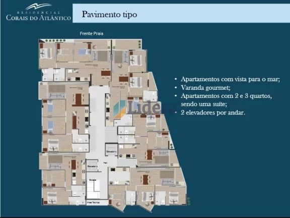 Imagem Apto - 3 Quartos - 1 Suíte - 76.35m² - Intermares, Cabedelo/PB