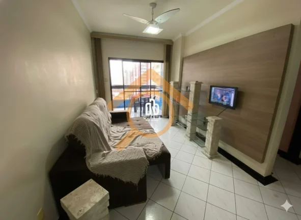 Imagem Imperdível! Apartamento à venda em Praia Grande-SP, Canto do Forte. 2 quartos, 1 suíte, 2 salas, 3 banheiros, 1 vaga. Condomínio Palm Beach, a 300m da praia.