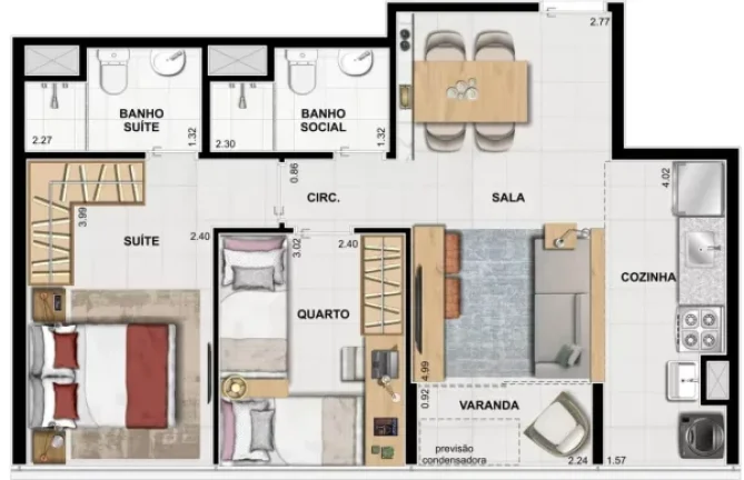 Imagem APARTAMENTO RESIDENCIAL em Rio de Janeiro - RJ, Barra da Tijuca