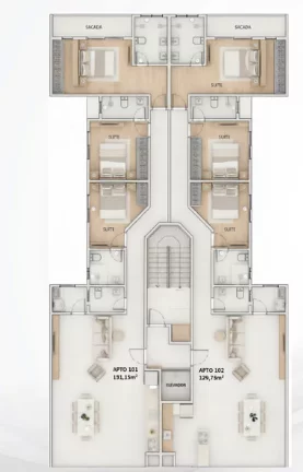 Imagem Bella Vita - Apartamento à venda no bairro Canto Grande - Bombinhas/SC