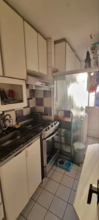 Imagem Apartamento 49M², 2Q, 1 Banheiro, 1 Vaga, Varanda, Academia, Churrasqueira, Piscina Climatizada, Salão de Festas, Quadra, Gerador, Mini Mercado.