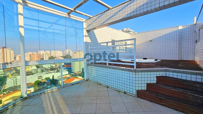 Imagem Cobertura de 210m² no Ville de France com piscina e área gourmet na melhor localização do Jardim do Mar.