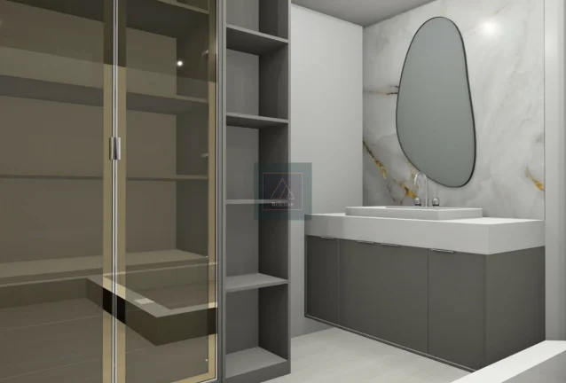 Imagem CABRAL - 2 suíte. 1 vaga. 74m². Face Leste.