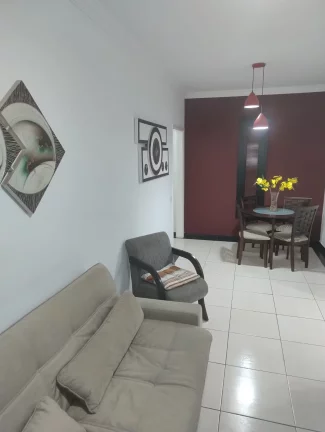 Imagem Apartamento Guilhermina - Praia Grande, de frente para Praia, com 50 m², 1 Dormitório, 1 Vaga.