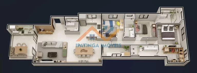 Imagem Apartamento luxuoso à venda no bairro Iguaçu - Ipatinga