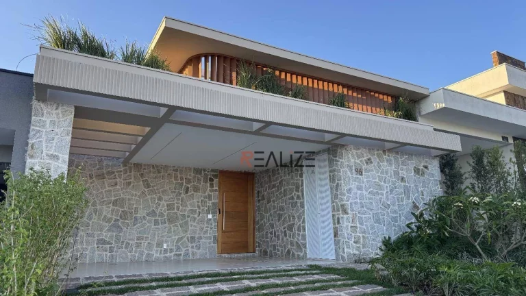 Imagem Casa com design sofisticado a venda por R$1.750.000, com 3 suítes e piscina em Condomínio Fechado - Indaiatuba/SP