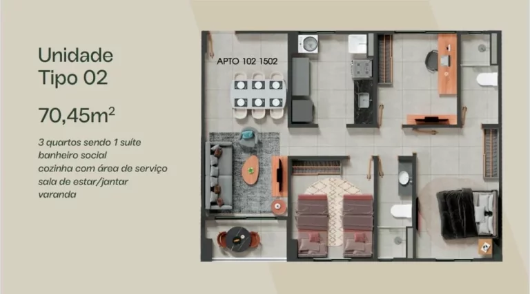 Imagem Apartamento à venda no bairro Jardim Cidade Universitária - João Pessoa/PB