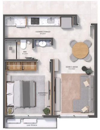 Imagem Apartamento 2 Dormitórios para venda em Florianópolis - SC