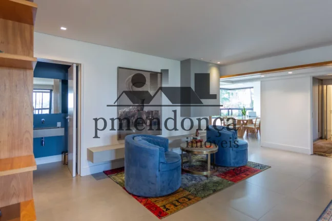 Imagem Vila Romana apartamento decorado, 3 suites, varanga gourmet, 3 vagas 187 m2