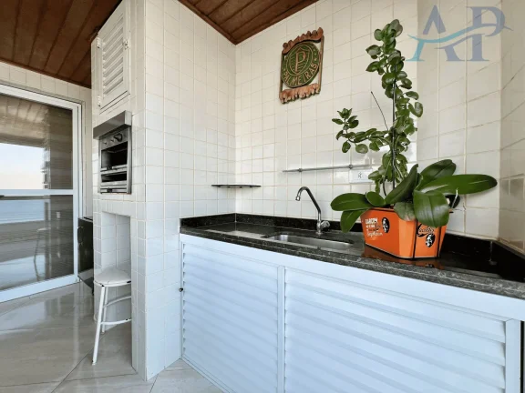 Imagem Apartamento em Praia Grande Frente Mar com 3 Dormitórios