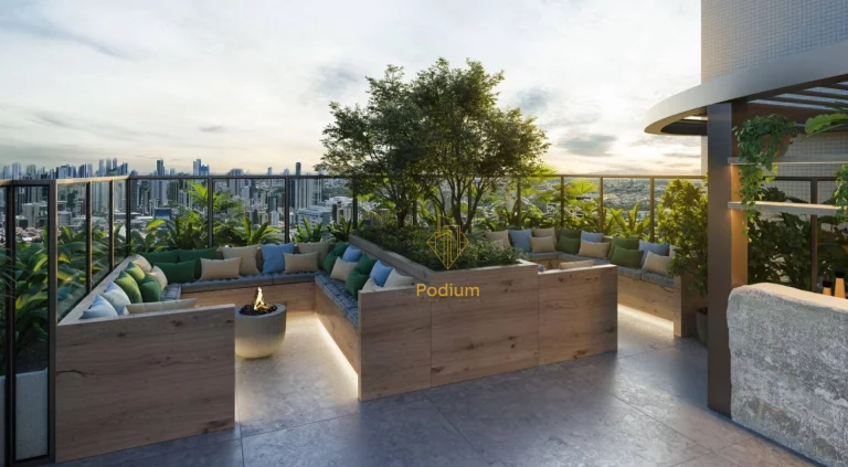 Imagem Apartamentos com varanda / sacada gourmet em frente ao Parque Linear Parahyba I a 520m da Praia do Bessa - AP0884