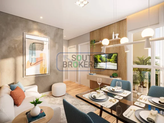 Imagem Lançamento em S. J. dos Pinhais - Apartamentos 2 dormitórios - Res. Safira