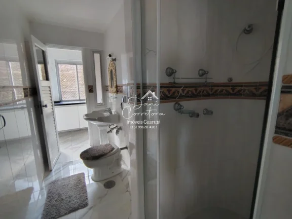 Imagem Apartamento com linda vista para o mar em Guarujá-SP, no Morro do Maluf: 3 quartos, 2 suítes, 2 salas, 3 banheiros, 1 vaga de garagem, 142m².