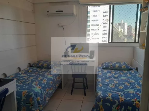 Imagem Vendo Apartamento com 125m², 3 quartos s/ 1 suíte, sala ampla integrada com a varanda e 2 vagas