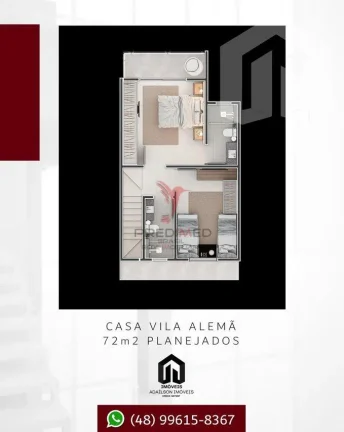 Imagem CASA - VILA ALEMA Sobrado em Condomínio Biguaçu - SC - BRASIL