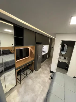Imagem Apartamento na Região central com 25 metros quadrados com 1 quarto sendo 1 banheiro Possui academia...