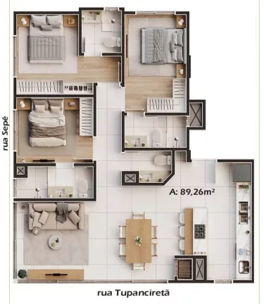 Imagem Apartamento com 2 Quartos à Venda, 77 m² em Navegantes - Capão Da Canoa