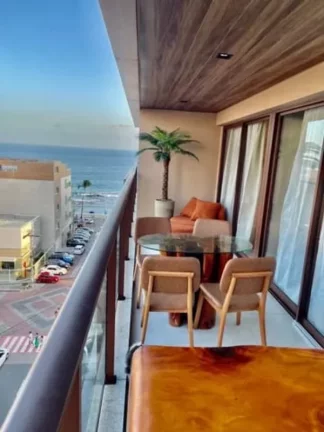 Imagem A 5ª Avenida Imóveis selecionou esse exclusivo Apt. no cobiçado NAU BARRA, planta MALDIVAS 2/4 suite 66,34m² varandão: porteira fechada e vista mar