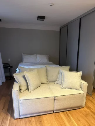 Imagem Flat para venda possui 31 metros quadrados com 1 quarto em Jardim Europa