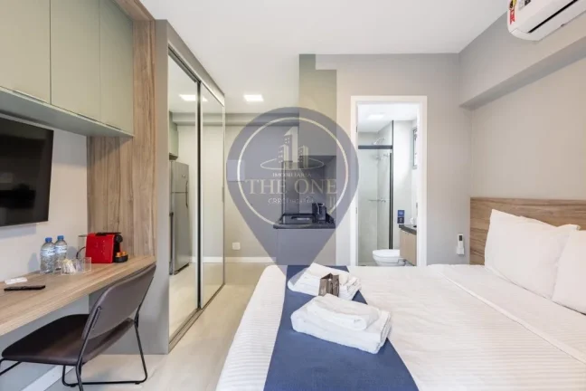 Imagem Studio à venda em Indianópolis, São Paulo-SP: mobiliado, 20,00 m². Viva com qualidade e comodidade! Agende sua visita agora!