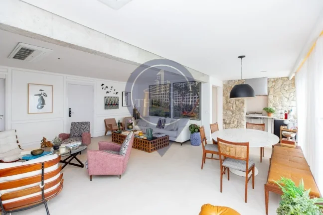 Imagem Apartamento de luxo em Perdizes: 3 quartos, 3 suítes, 2 salas, 4 banheiros, 2 vagas, 174m² - São Paulo-SP.