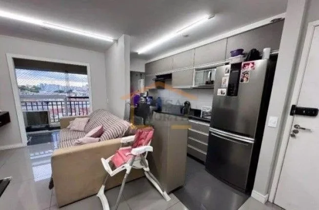Imagem Apartamento 3 dormitórios, sendo 1 suíte, sala 2 ambientes, sacada, cozinha planejada, área de se...