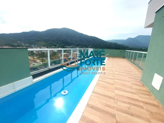 Imagem Cobertura com jacuzzi e com vista mar.