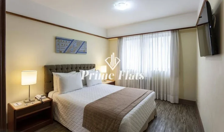 Imagem Flat disponível para locação no La Residence Itaim by Manager, com 90m², 2 dormitórios e 2 vagas de garagem