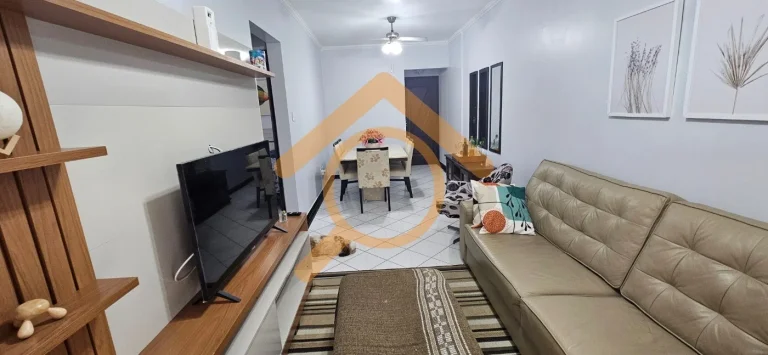 Imagem Aluguel de Apartamento de 2 Quartos no Canto do Forte, Praia Grande-SP: 1 Suite, 2 Salas, 3 Banheiros, 1 Vaga, 84m².